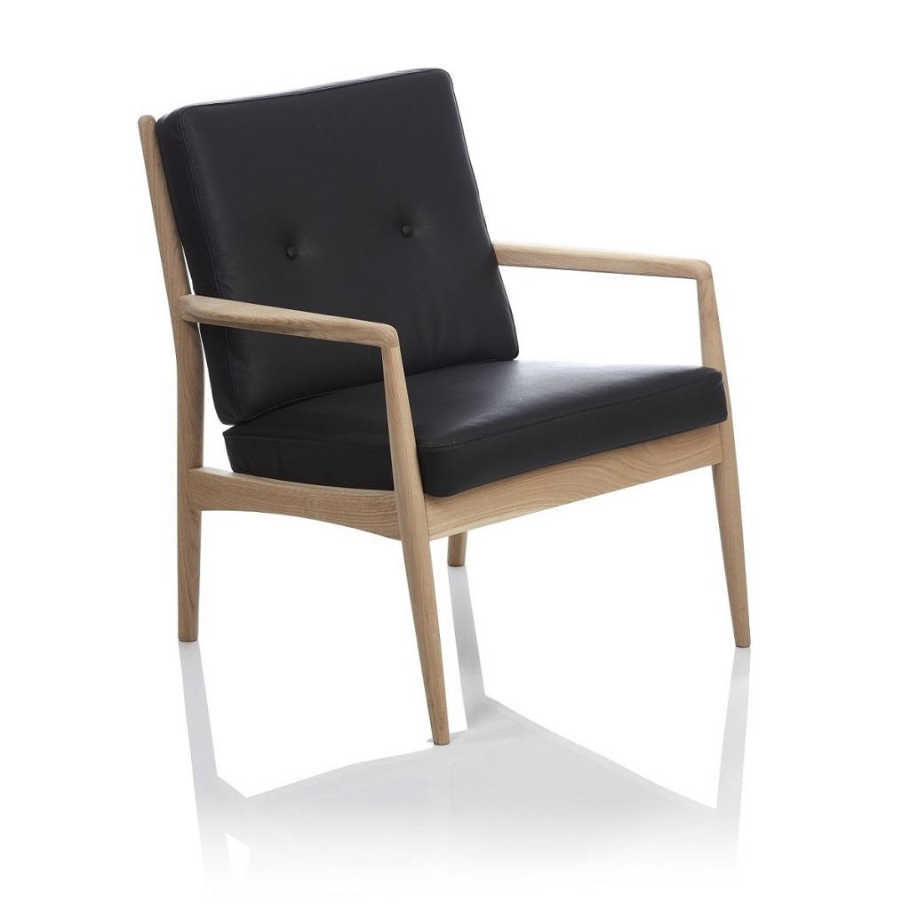 Rydeberg Furniture Lounge lænestol F33 – okselæder Rydeberg Furniture Lounge lænestol F33 – okselæder